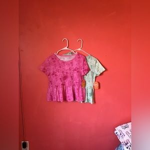 NWT Wonder nation two sets peplum